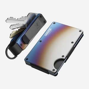 The Ridge Wallet: burnt Titanium NEW- wallet only (no key holder)